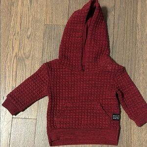 Primark Deep Red Hooded Baby Pullover